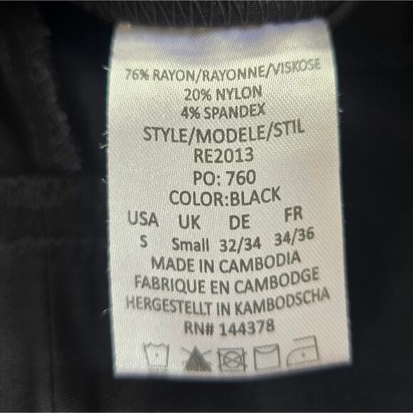 M Rekucci Classic Black Pencil Skirt Women Size S Office Career Business Stretch - Picture 8 of 9